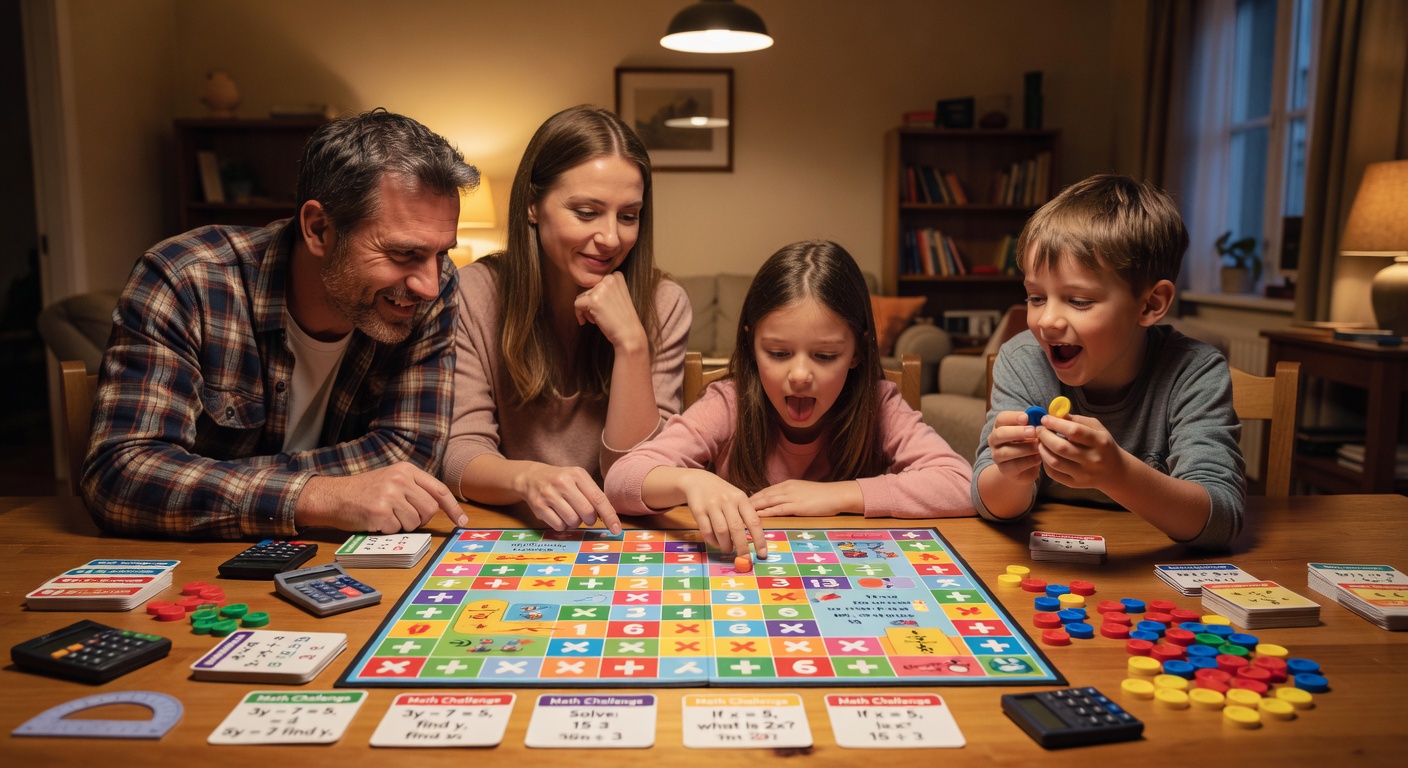 家族で楽しむ算数ボードゲーム